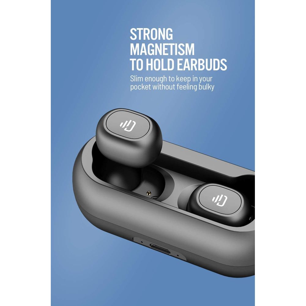 Dudios Zeus Air True Wireless Earbuds- Strong magnetism to hold earbuds.